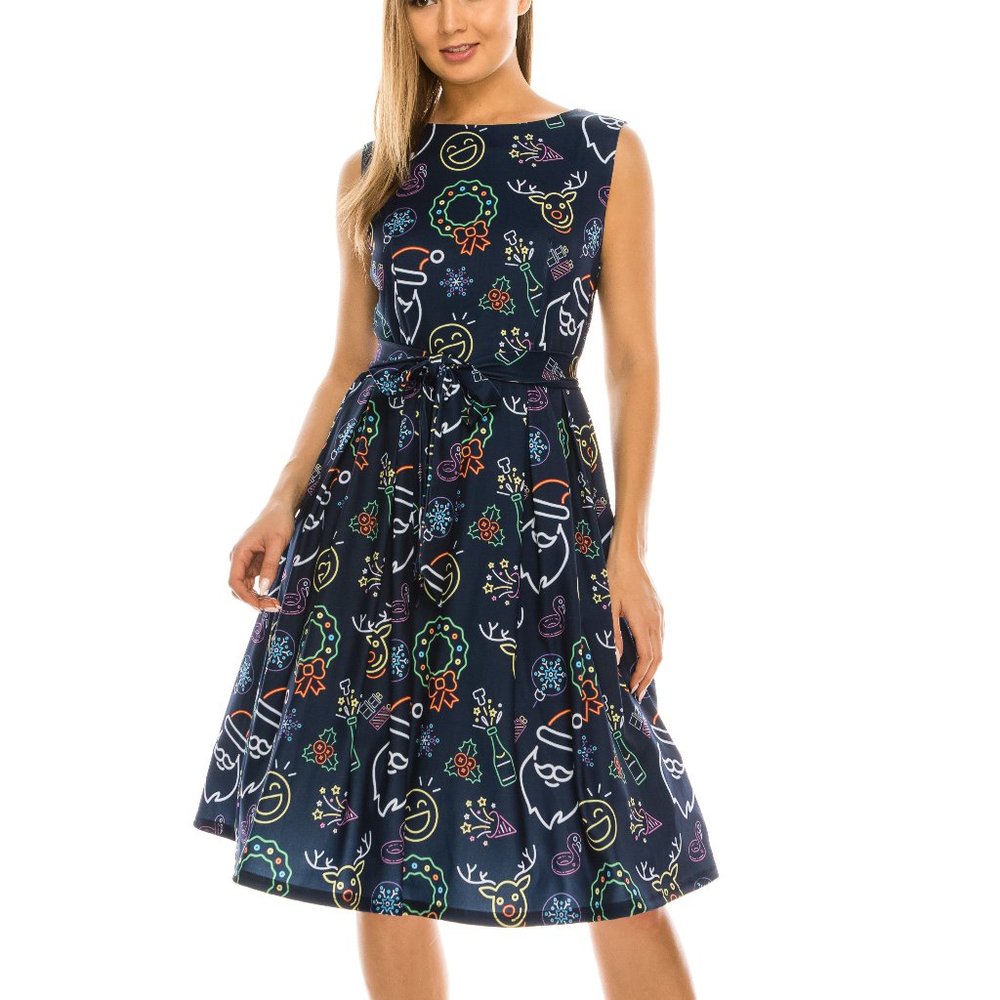 💜 NWOT Haute Edition Christmas Cocktail Dress